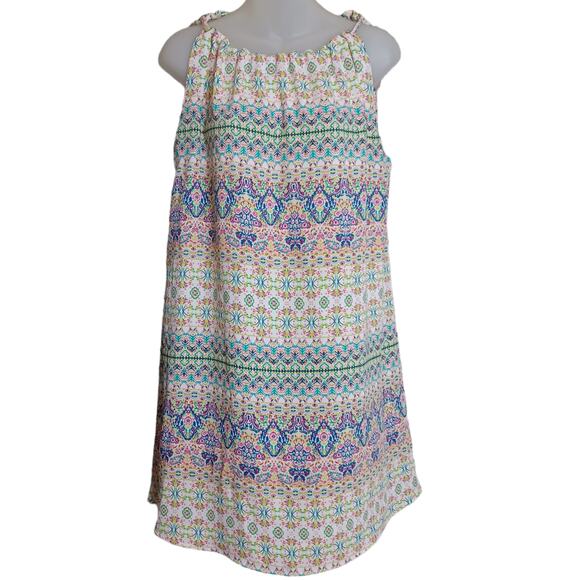 Rachel Ashwell Womens Dress Size 10 Boho Whimsy Princess Keyhole Back Multicolor - Picture 1 of 9